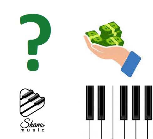 هزینه تدریس پیانو تهران